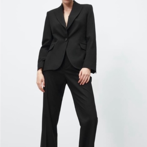 NWT Zara basic blazer Size 2 - Picture 2 of 9